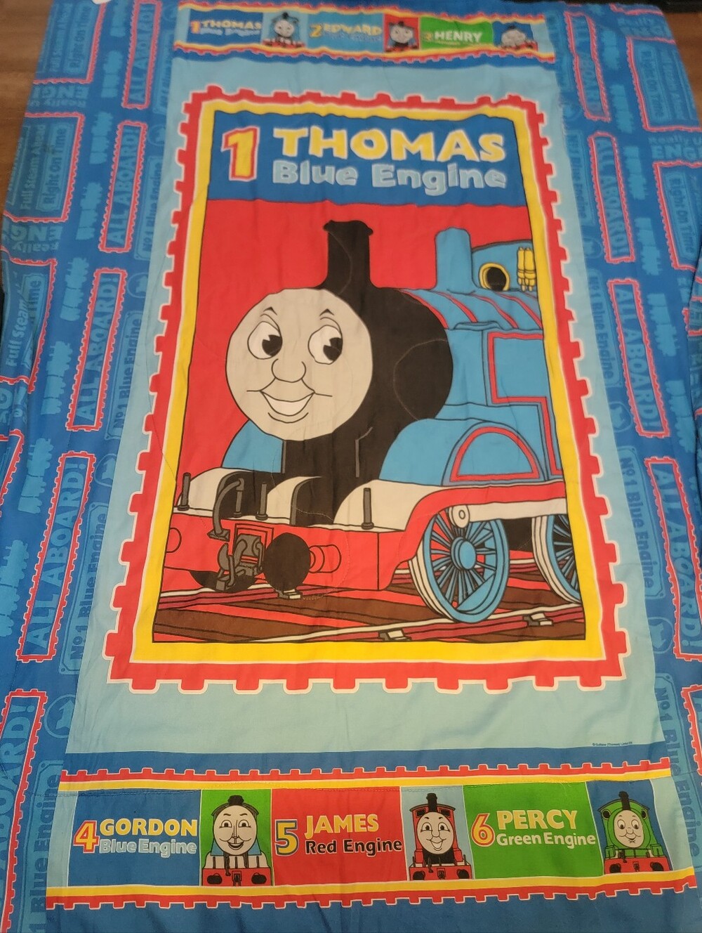 Vintage Thomas The Train Twin Sized Comforter